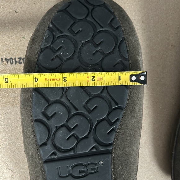 UGG men’s Ascot Slipper size 10 greenish color fleece lining - Picture 14 of 16
